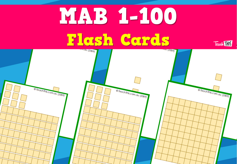 Flash Cards, MAB 1-100