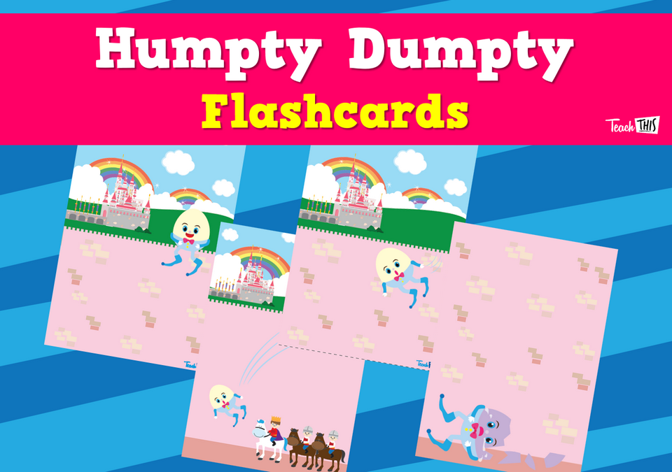 Humpty Dumpty - Nursery Rhyme Flashcards