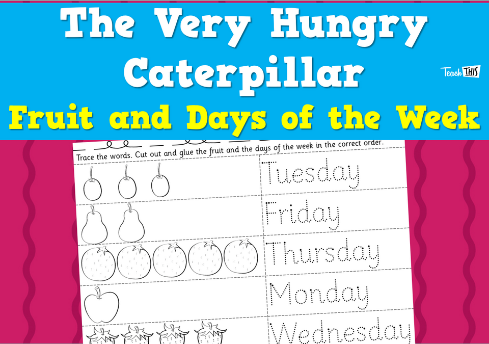 The Very Hungry Caterpillar - Fruit and Days of the Week