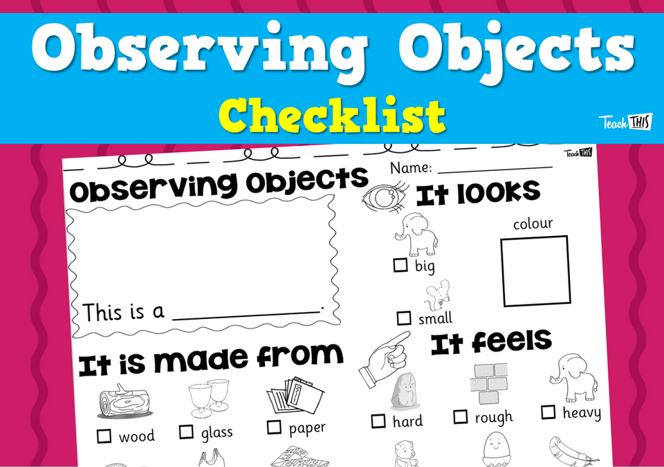 Observing Objects - Checklist