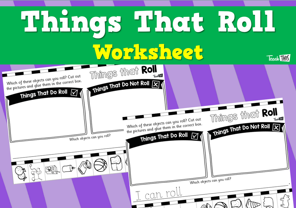 Things That Roll - Worksheet