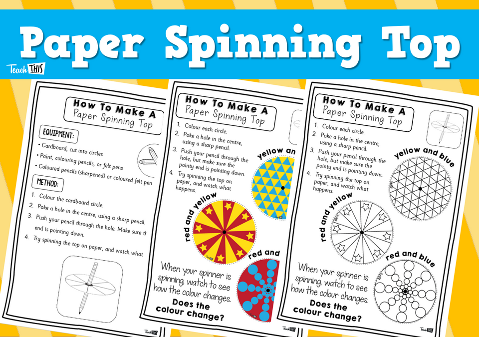 Paper Spinning Top