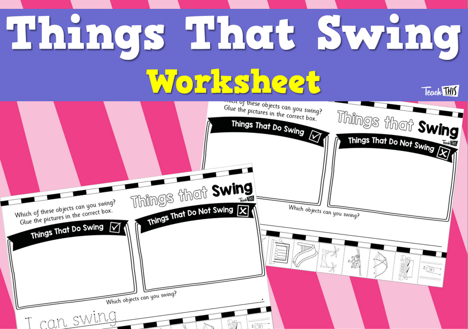 Things That Swing - Worksheet