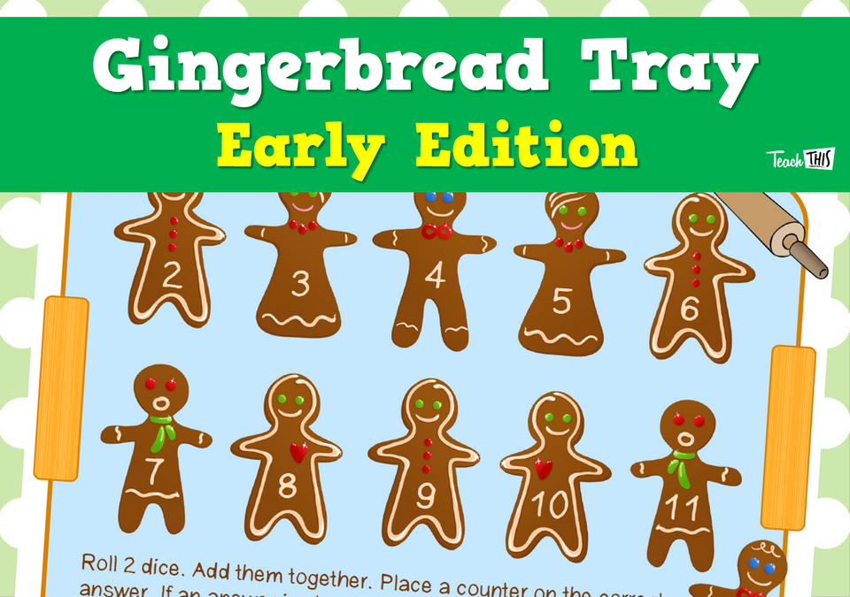 Gingerbread Tray - early addition