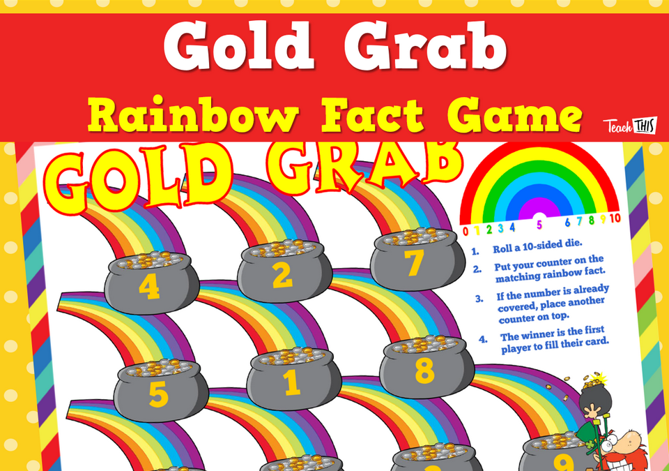 Gold Grab - Rainbow Fact Game