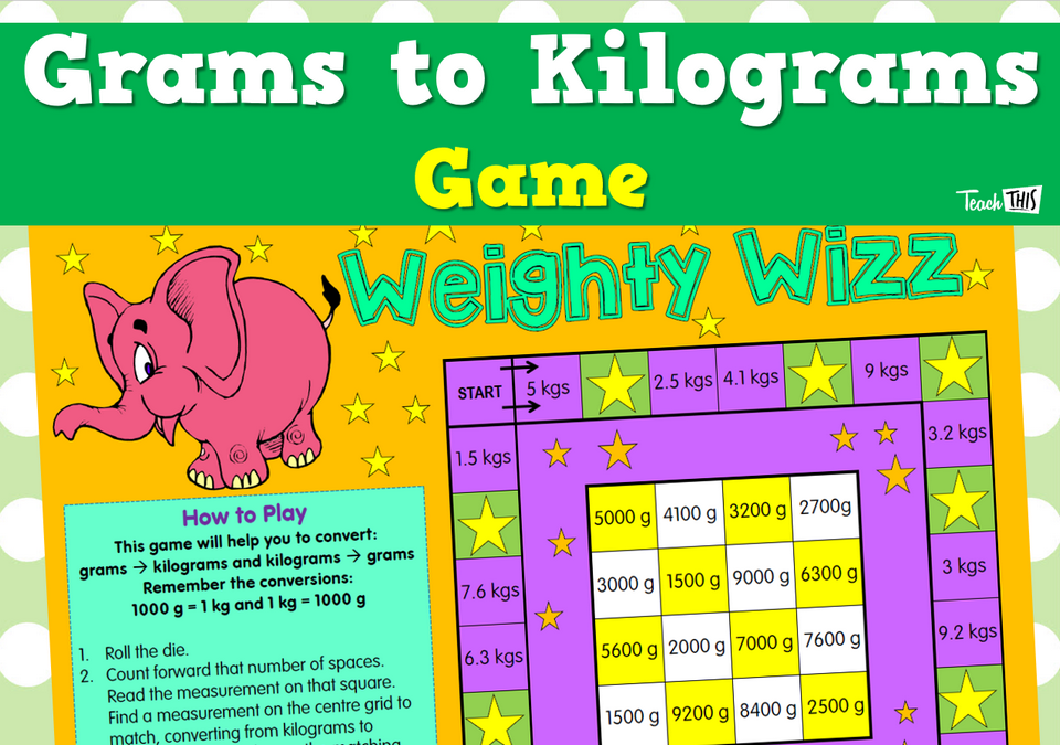 Grams to Kilograms Game
