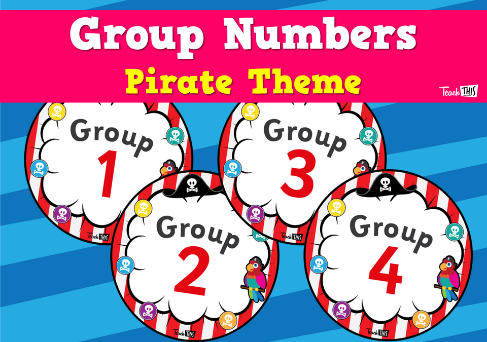 Group Numbers - Pirate