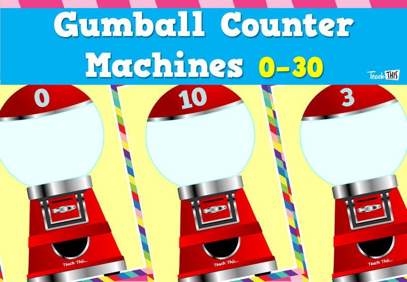 Gumball Counter Machines 0 - 30