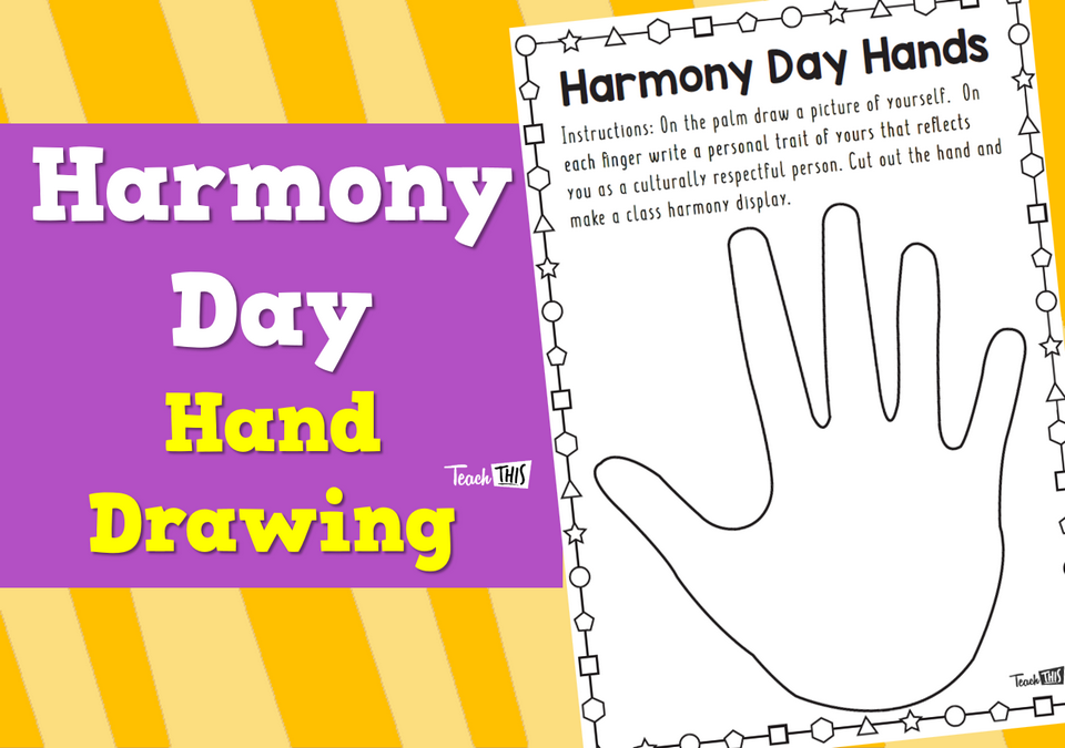 Harmony Day Hand Drawing
