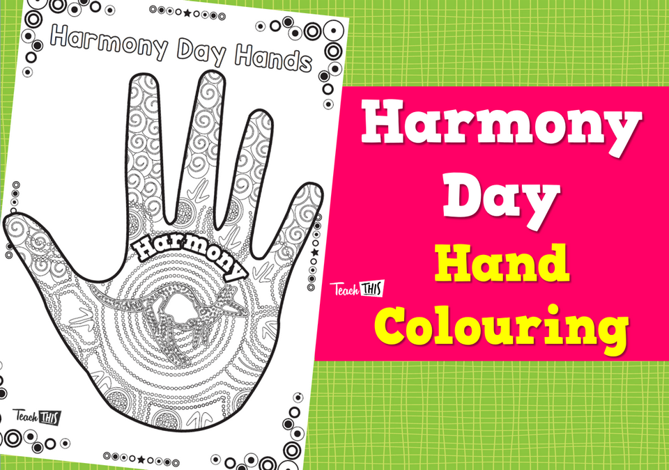 Harmony Day Henna Hand Colouring