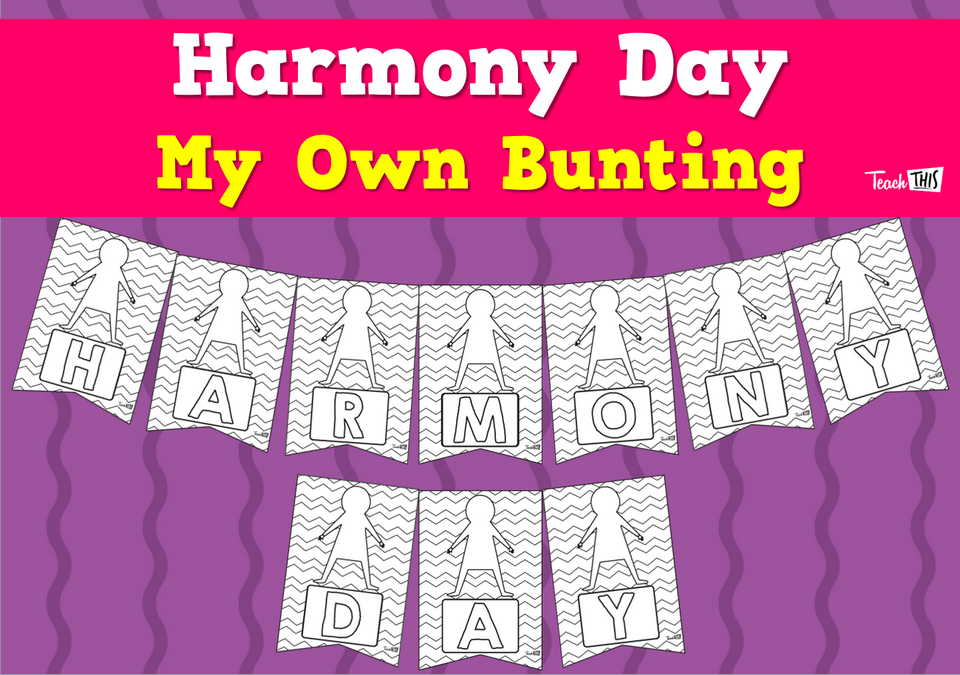 Harmony Day My Own Bunting