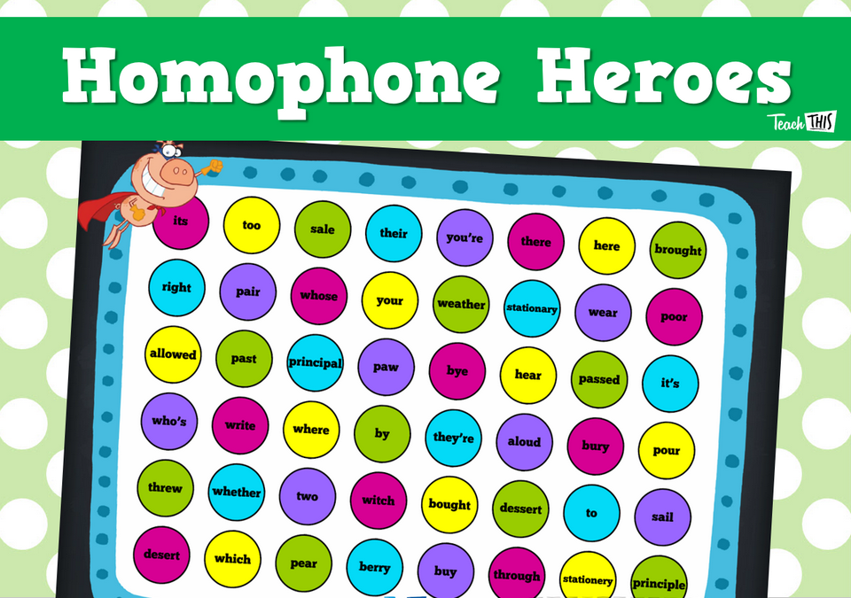 Homophone Heroes