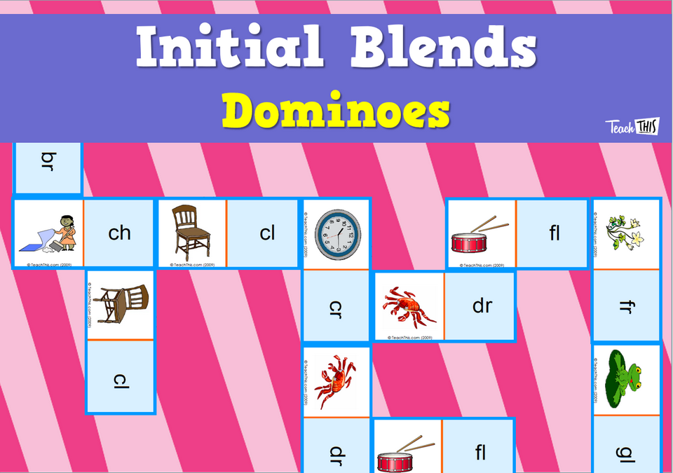 Initial Blends Dominoes