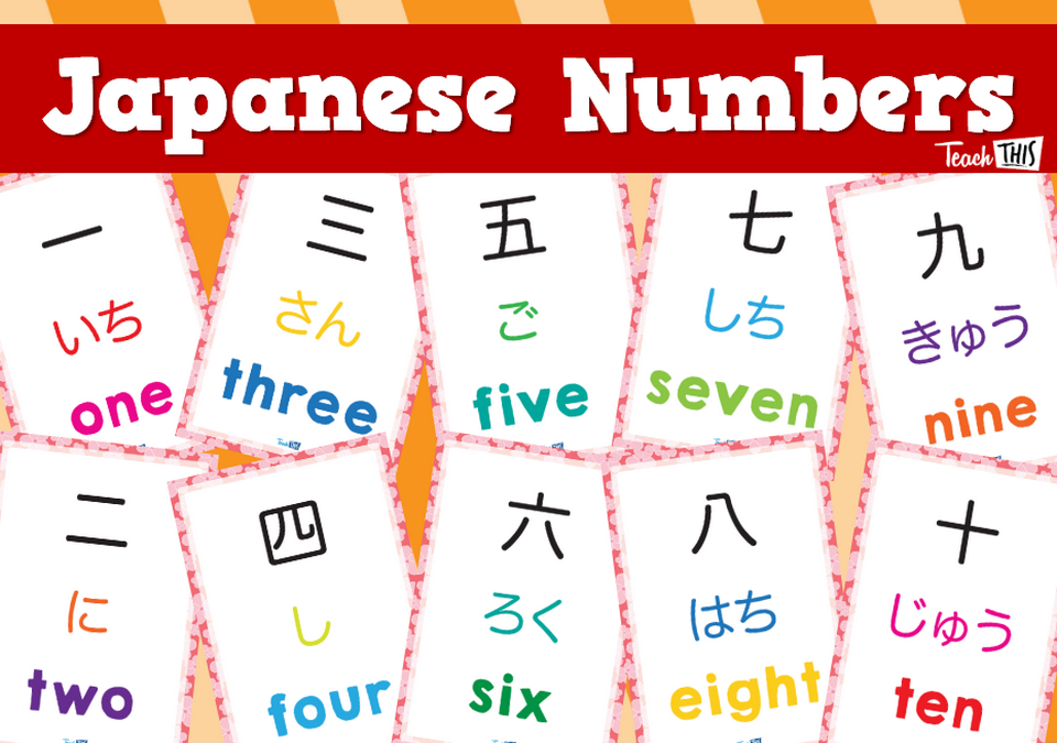 Japanese - Numbers 1