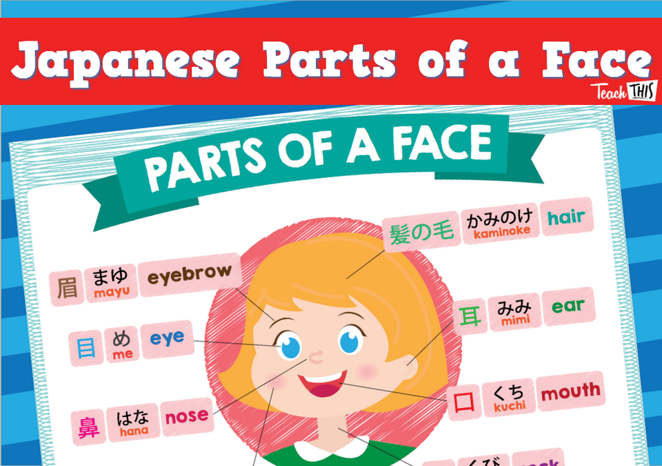 Japanese - Parts of Face Girl