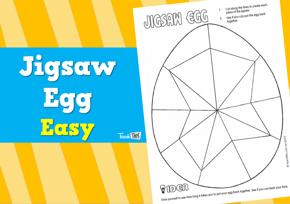 Jigsaw Egg - Easy