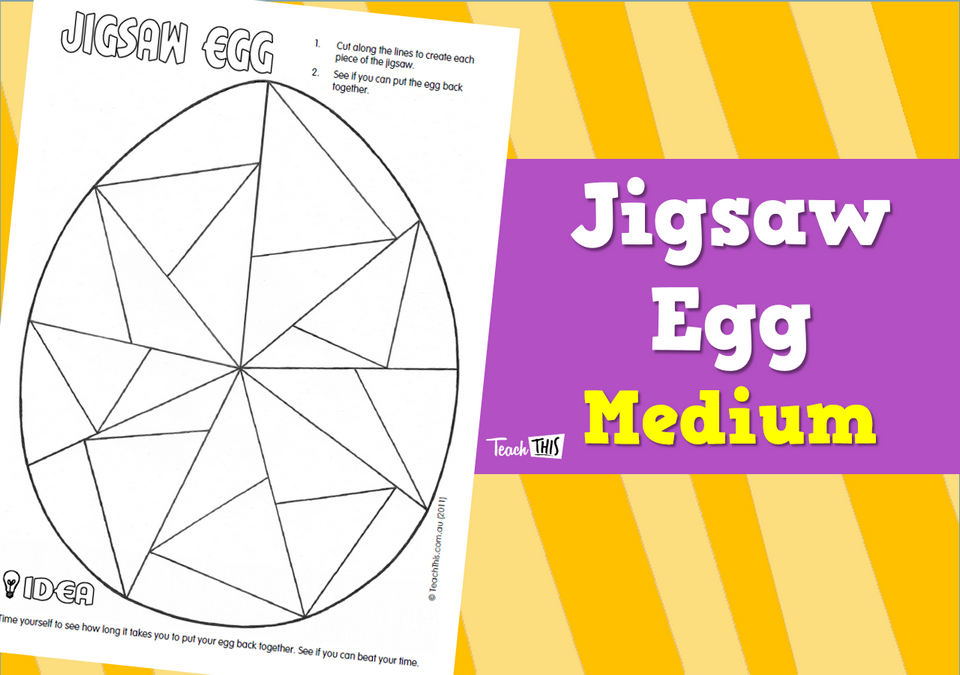 Jigsaw Egg - Medium