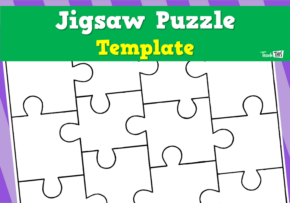 Jigsaw Puzzle Template