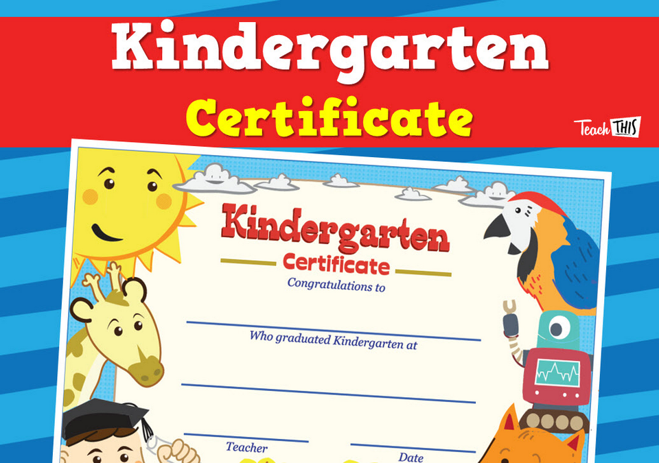 Kindergarten Graduation Certificate