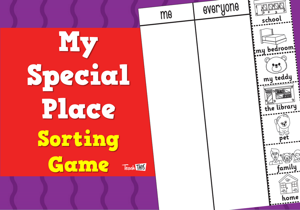 My Special Place Sort
