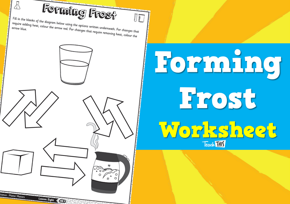 Forming Frost - Worksheet