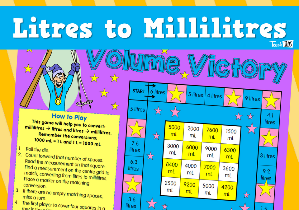 Litres to Millilitres Game