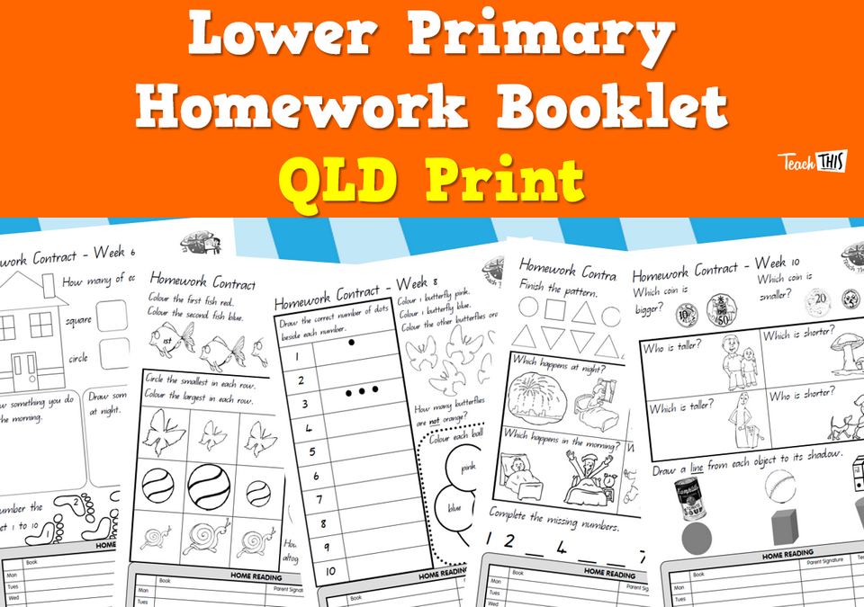 Lower Homework - QLD Print
