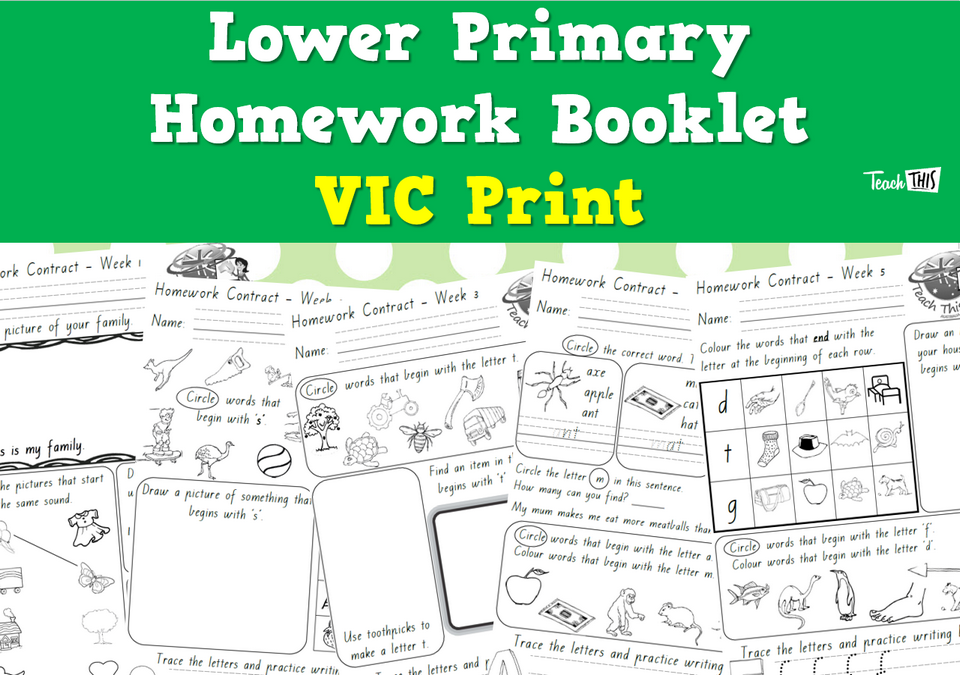 Lower Homework - VIC Print