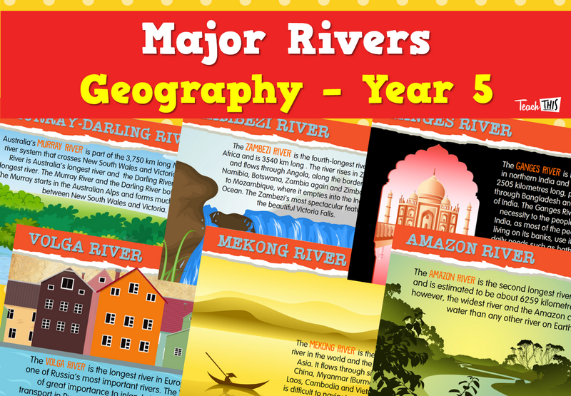 Major Rivers Posters