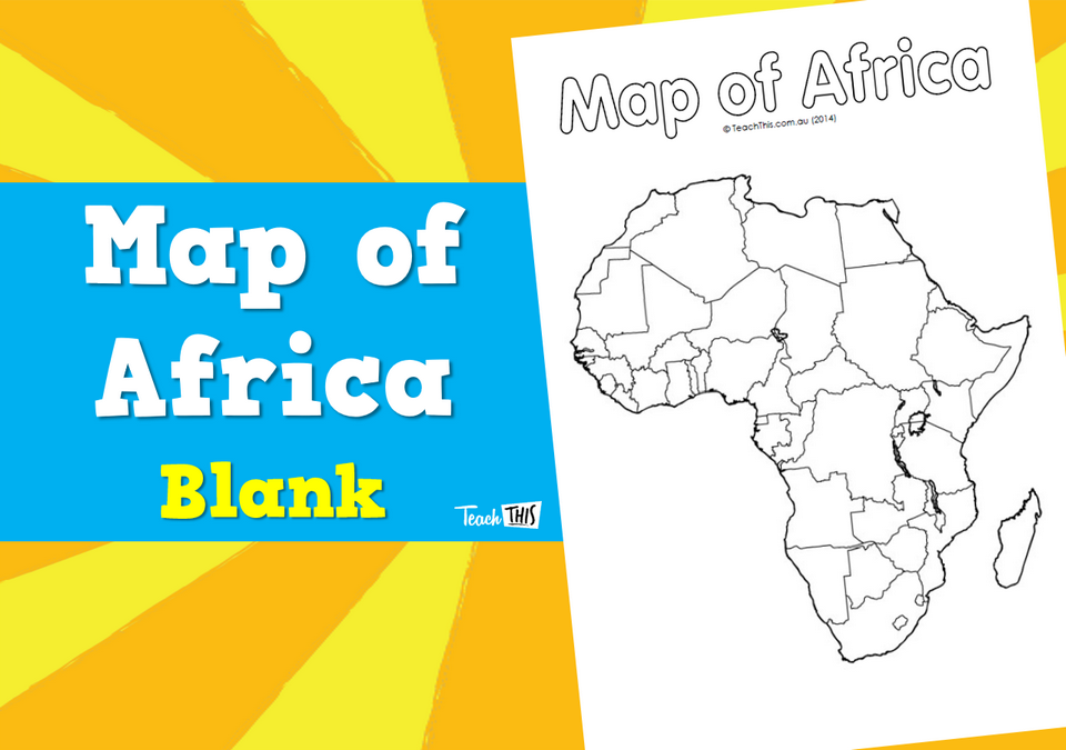 Map of Africa - Blank