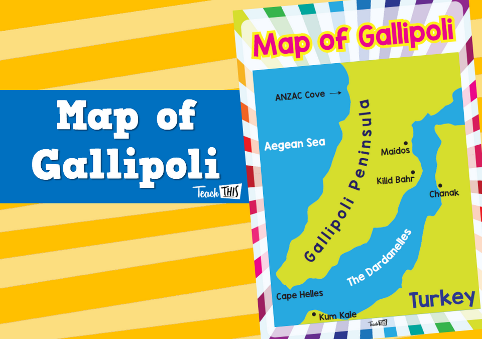 Map of Gallipoli