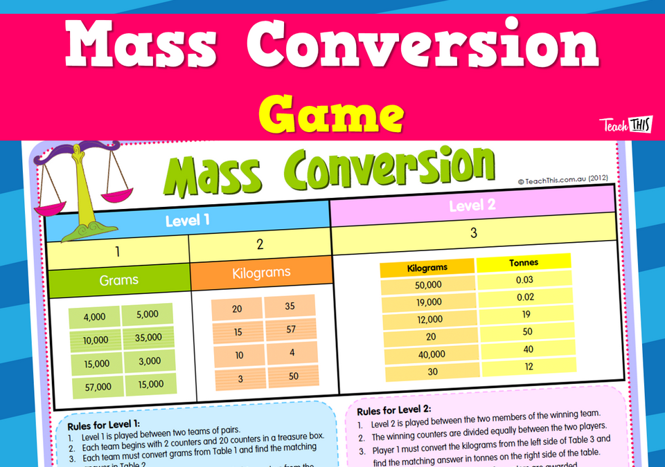 Mass Conversion Game