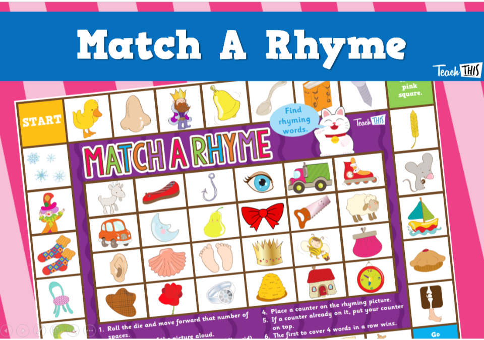Match A Rhyme - Pictures