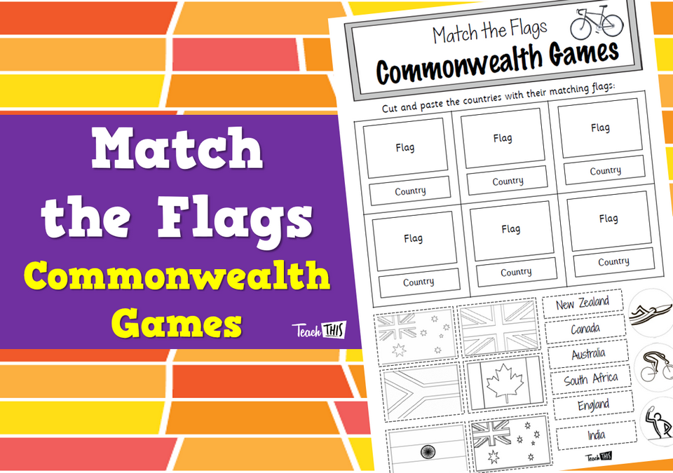 Match the Flags Commonwealth Games
