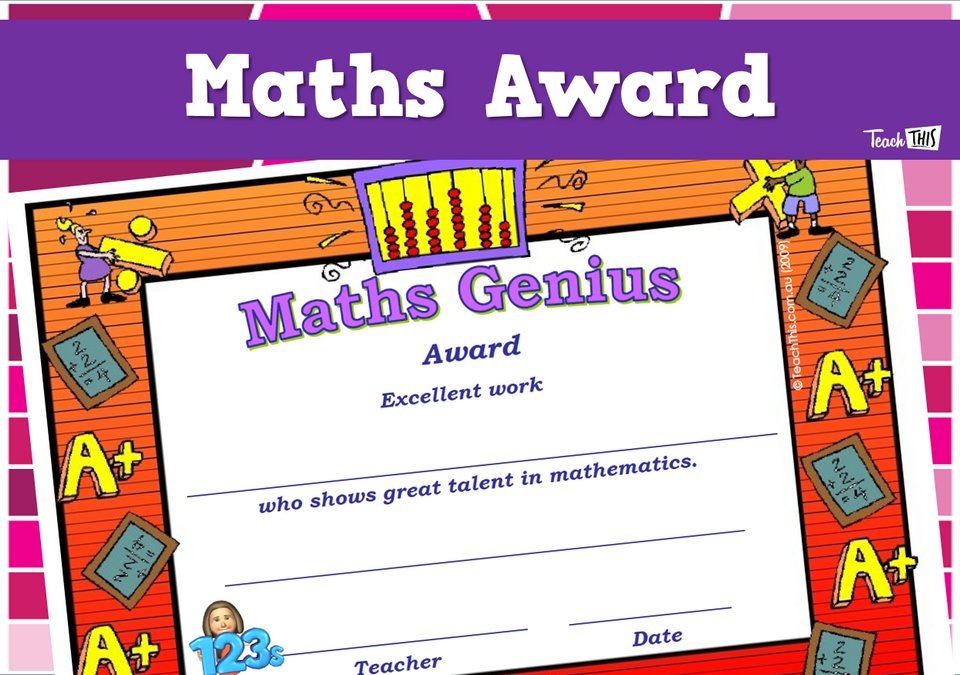 Maths Award