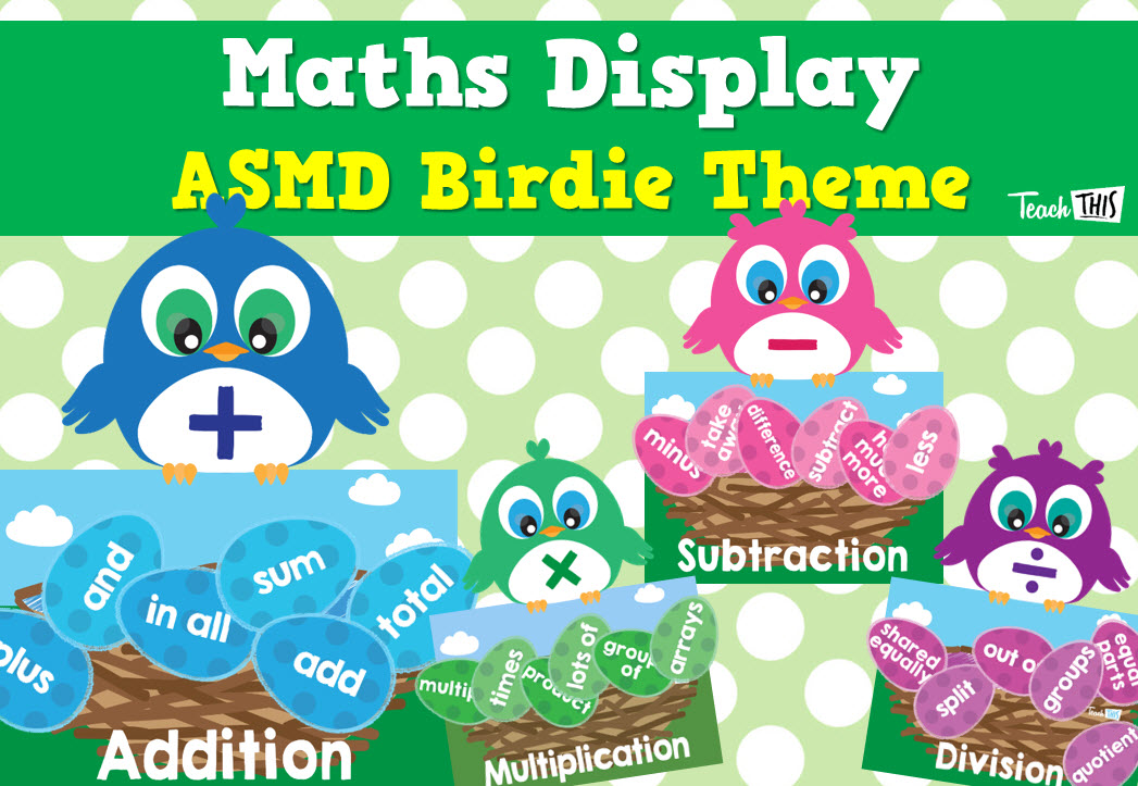 Maths Display - ASMD Birdies