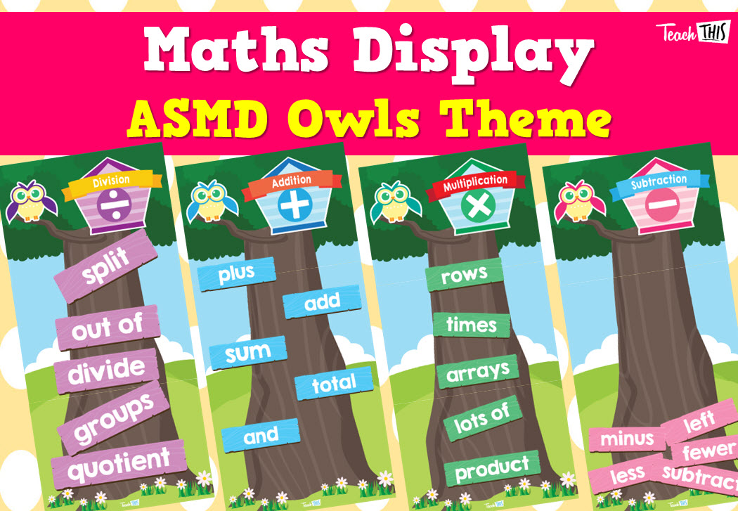 Maths Display - ASMD Owls