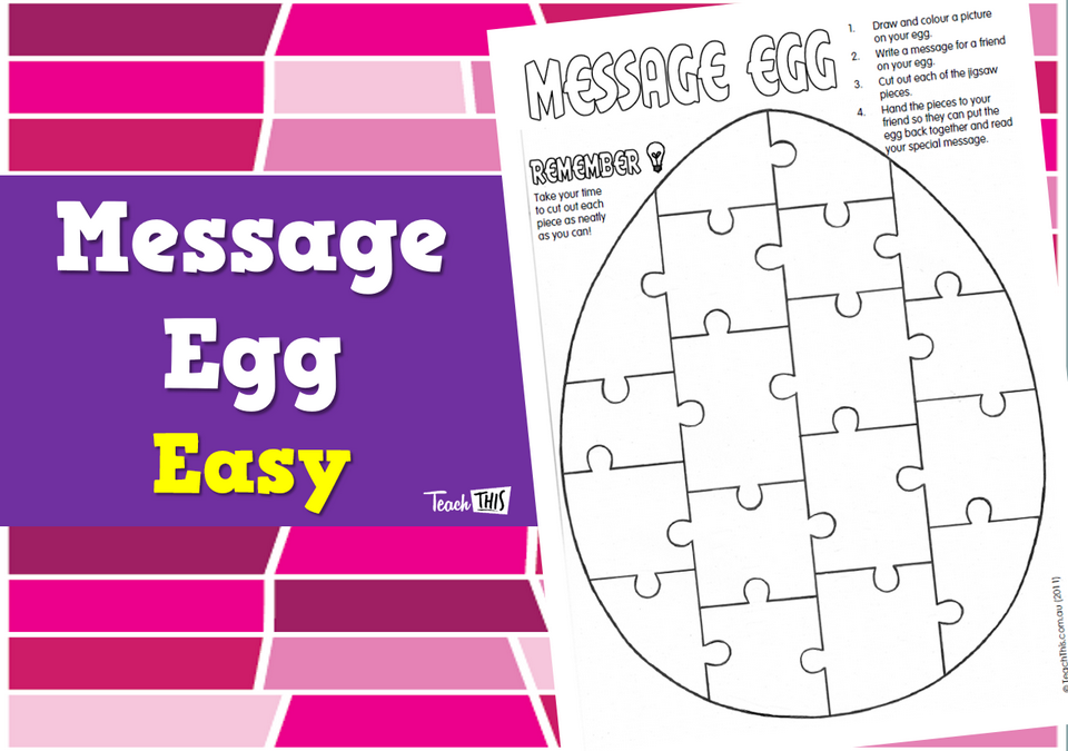 Message Egg - Easy