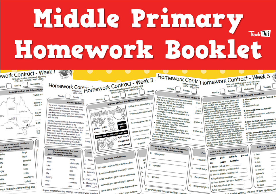 Middle Homework