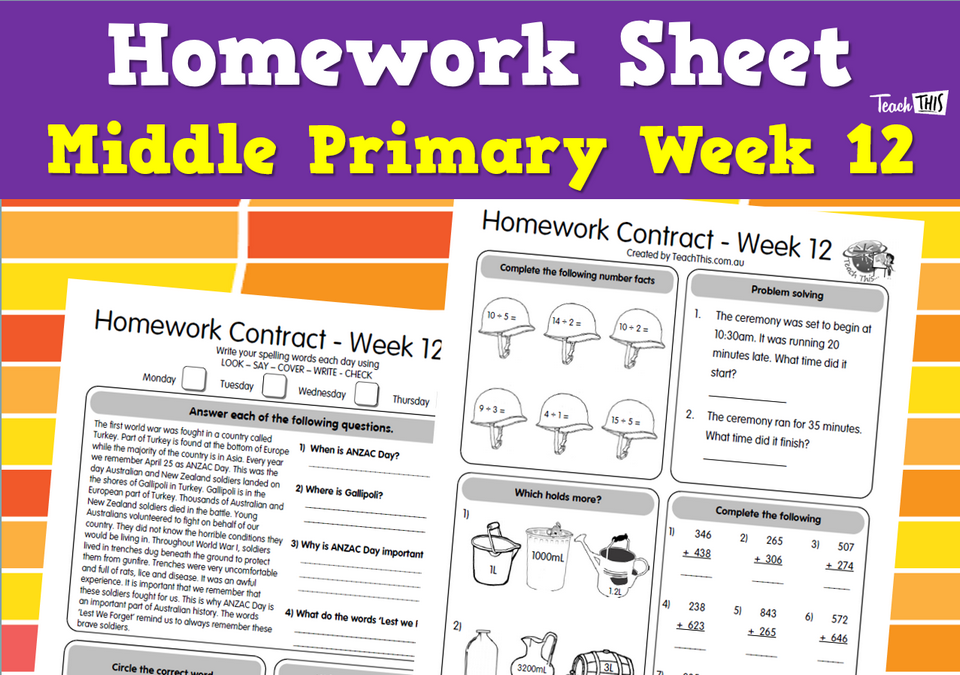Middle Week 12