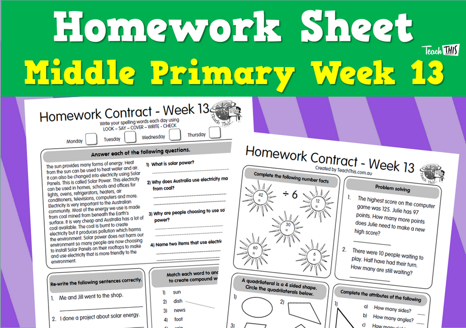 Middle Week 13