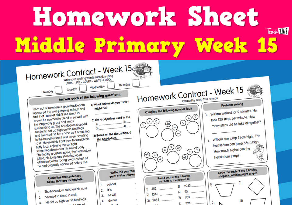 Middle Week 15