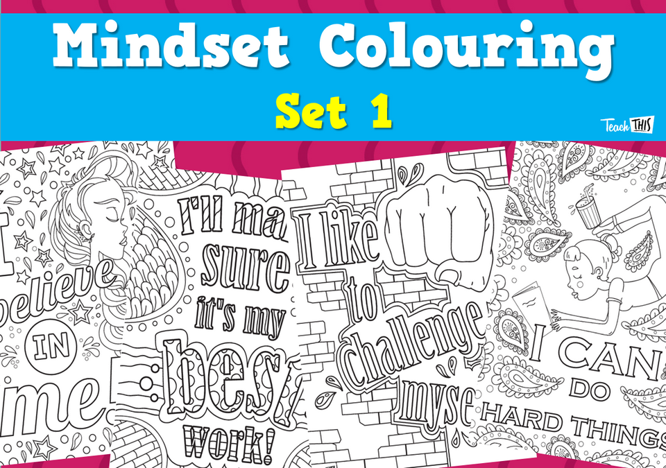 Mindset Colouring - Set 1