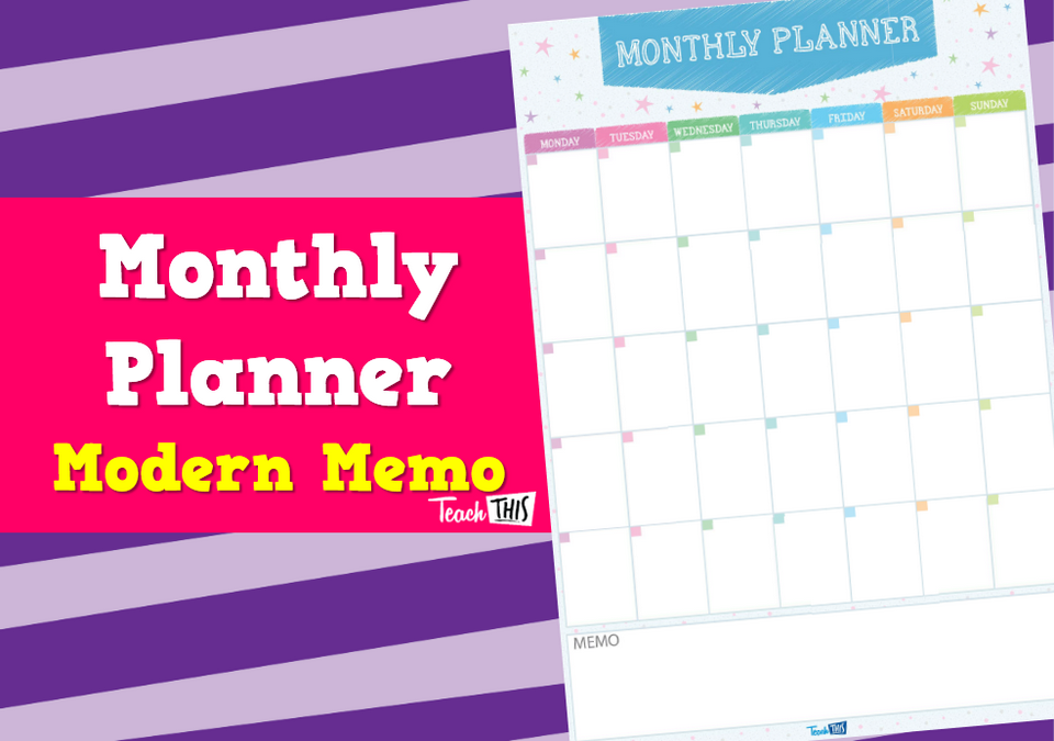 Monthly Planner - A3 Portrait 2