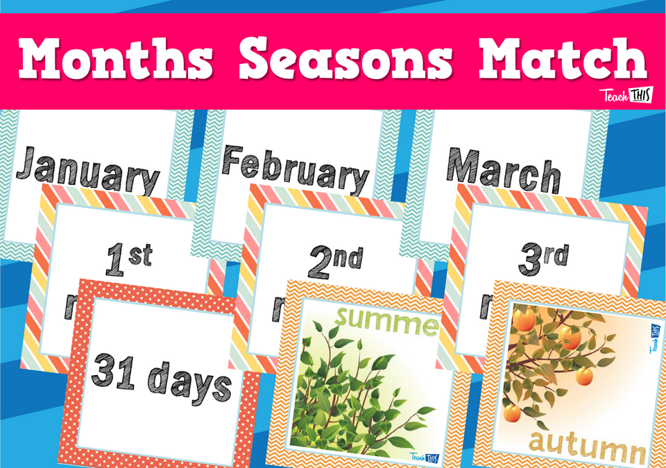 Months Seasons Match