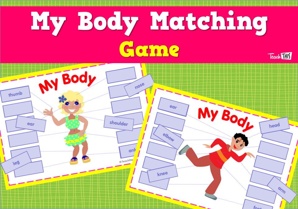 My Body Matching Game