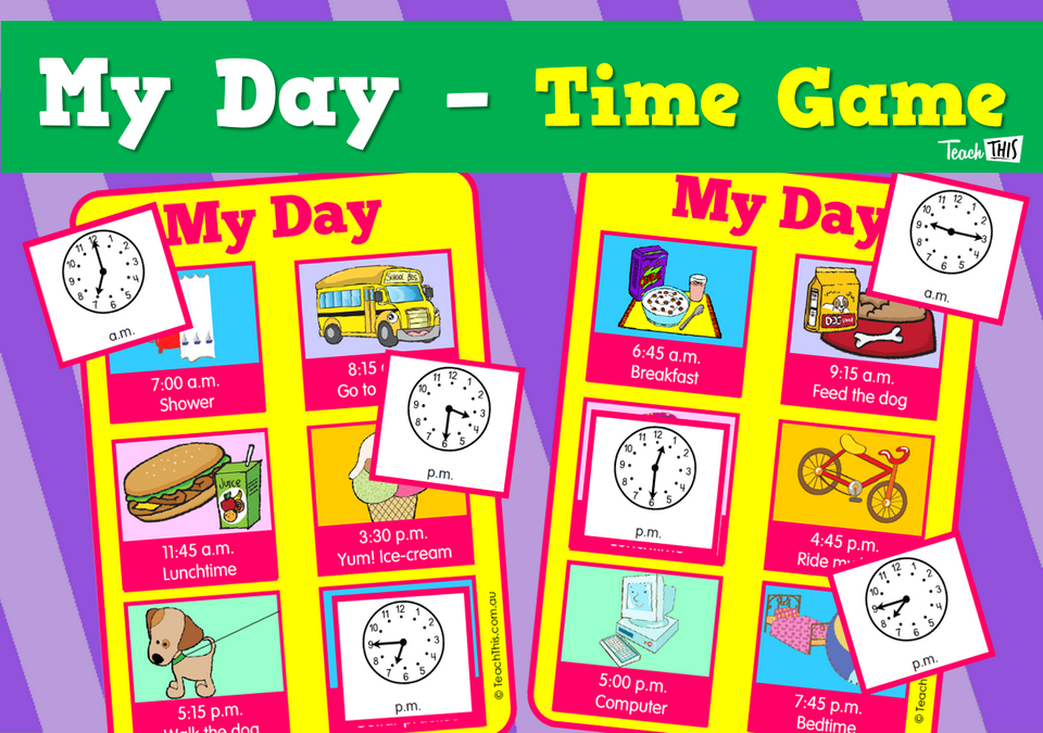 My Day - Time Game