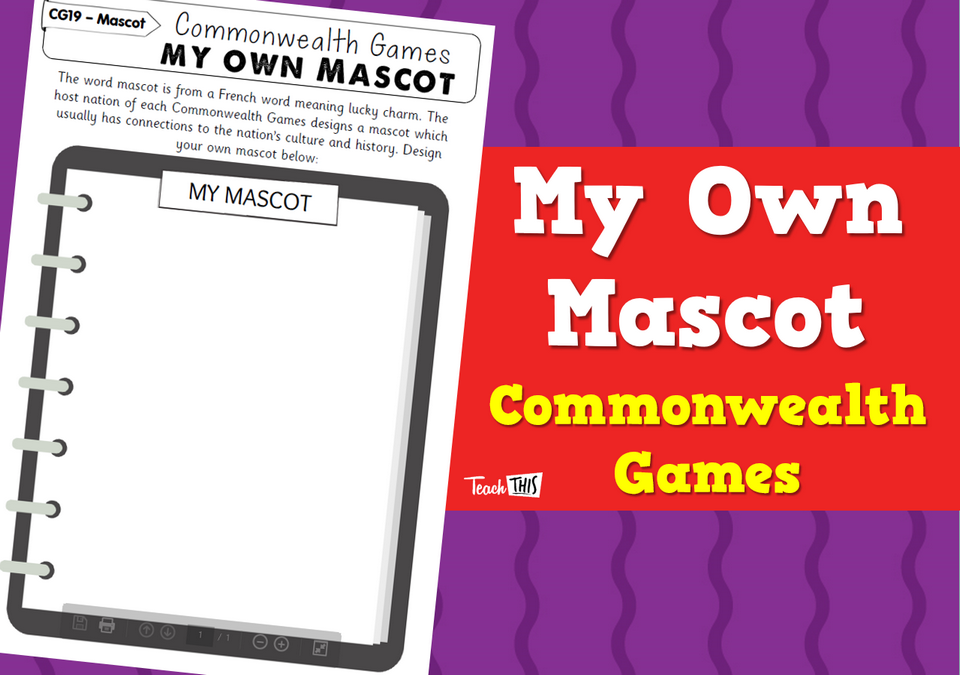 My Own Mascot Commonwealth Games