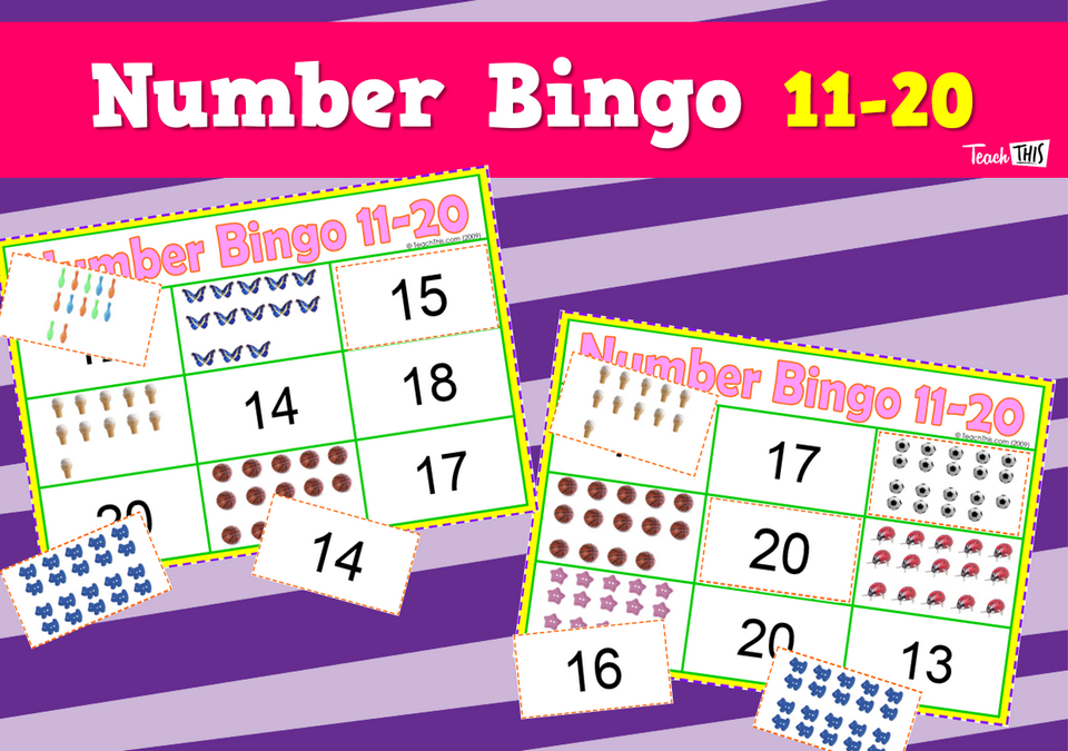 Number Bingo 11- 20
