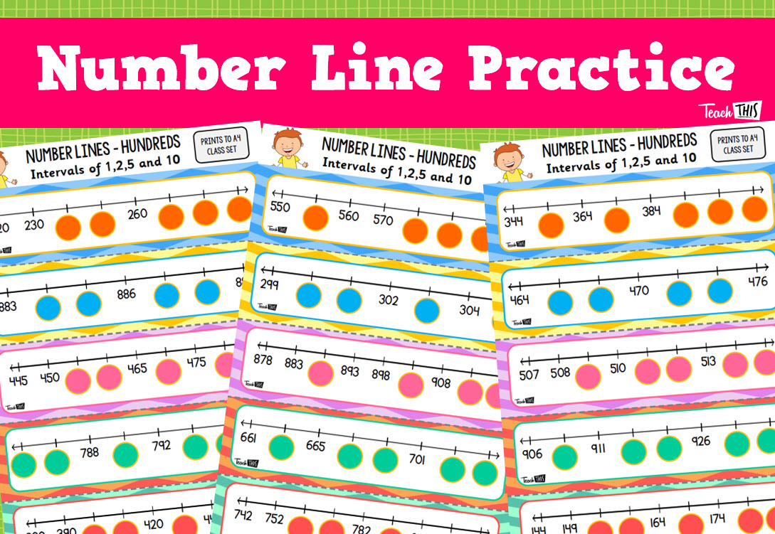 Number Line Practice A4